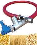 Beefed Up 1.5m Auger Screw Conveyor With 1500W Portable Suction Machine Stainless Steel Feed Port Low Noise Design Fast Material Transfer