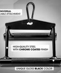 Heavy Duty Knurling Black Double D Cable Row Handle With 880 Lb Capacity For Home Gym And Cable Machine Workouts Grippy Knurled Grips