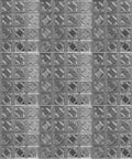 Close-up of 2x2 Ft Tin Plated Steel Wall And Ceiling Panels Kit - Nail Up Metal Tiles, Unfinished, 12 Pack, Recycled USA Steel, Paint Ready