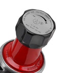 High pressure adjustable propane regulator 0-30 PSI close-up