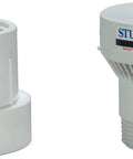 Compact Mini Vent Air Admittance Valve With Pvc Adapter delivers zero drama venting, featuring PVC material and fitting for 1.5 inch pipe.