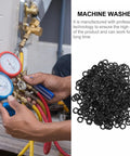Mega 500 Piece Wave Spring Washers Kit 4x8x0.3mm 65Mn Spring Steel Compression Type Machine Gaskets For Industrial Pressure Washer Accessories And Repairs, black washers