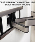 9 Inch In Wall Media Box For Device And Cable Management With Customizable Knockouts And Removable Mounting Plate in use