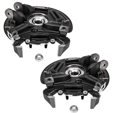 Rear Two Piece Steering Knuckles With Wheel Hub Bearing Assembly For 2002 2003 2004 2005 Ford Explorer And Mercury Mountaineer Replacement Kit