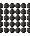 Rock Solid Patio Furniture Glides 160 Pieces Round White Plastic Cap Foot Pads for Outdoor Flooring scratch prevention and noise reduction.