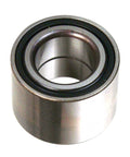 Close-up of a Pair Of Rear Wheel Bearing Assemblies For 2000 To 2008 Ford Focus With Rear Drum Brakes Aftermarket Replacement Modules
