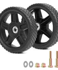 8 Inch Lawn Mower Wheels Kit DIY Friendly Universal 8 Inch Push Mower Wheels With 1/2 Inch Bearing Bolts And Nuts