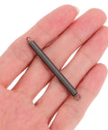 Dope 20 Piece Stainless Steel Extension Springs 0.6x4x60mm With Hook Ends For Home Repair Crafts And Mechanical Projects Tension Spring Kit That Gets The Job Done Easy, single spring in hand