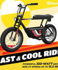 Dope Electric Minibike For Teens And Adults With 350W Motor 36V Battery 16 Inch Tires Up To Fifteen And A Half MPH 220 Lb Max