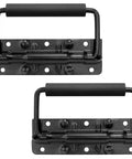 Premium Stainless Steel Toolbox Handles 4.99 Inches Heavy Duty Spring Loaded Case Handles With Baked Enamel Finish Pack of 2