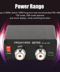 DIY Digital Power Standing Meter with Built In Rechargeable Battery front view showing ANT and TX ports