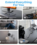 Long Reach Usb Extension Cable Male To Female Extender Cord Delivering Fast Usb 3.0 Sync With Hub, Gaming, Charging, Cameras.