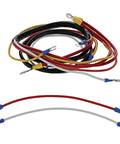 Replacement Alternator Conversion Kit For 12V 63A CW Rotation Plug And Play wires and connectors in red, yellow, black