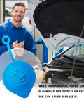Washer Fluid Reservoir Cap Replacement For Honda Accord Civic CRV CRX Fit Easy Install Wiper Fluid Cap With Leak Proof Seal Durable Cap Compatible With 38513-SB0-961