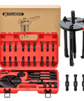 33-In-1 Bearing Puller Kit Upgraded Heavy-Duty Wheel Bearing Removal Tool And Blind Hole Puller Set With Non-Slip Handle Portable Case