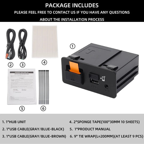 Wireless Apple CarPlay Retrofit Kit For Mazda 2 3 6 CX-3 CX-5 CX-9 MX-5 2014-2020 components included in package