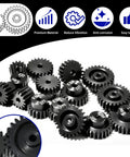 Pinion Gear Set 18T 19T 20T 21T 22T For RC Cars 0.5 Mod 2mm Shaft Durable Steel Built To Last With Five Gears And Grub Screws