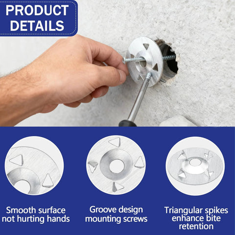 Ranstac 300pcs stainless steel foam board fastener washers for insulation board installation