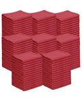 Heavy Duty Cotton Shop Towels Red Pack Of 150 Absorbent Cleaning Rags For Auto Garage And Home Multipurpose Towels Stacked