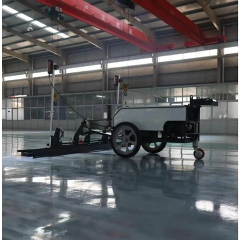 Automated Concrete Screed Machine For No Fuss Warehouse Flooring And Paving Jobs, Customizable Configurations, Continuous Elevation Scan, Heavy Duty Tool For Farming, Construction, And Land Management, High Quality Build And Durable. warehouse floor screed machine on glossy concrete