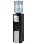 Top Load Water Dispenser With Dual Taps, Chilled Or Room Temp Water, Easy Push Button Controls, LED Power And Cooling Indicators