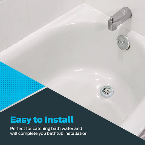 Trip Lever Bathtub Drain Kit With Beefy Brass 20 Gauge Tubing One And A Half Inch Drain Chrome Plated Trim Overflow Plate Stopper And Strainer Built For Real Life Bath Upgrades