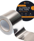 Heavy Duty Aluminum Foil Tape 4 Inch Wide By 55 Yards Pro Grade Extra Wide Silver Metal Tape for HVAC Sealing Insulation