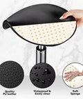 Saddle Rolling Stool With Wheels PU Leather Height Adjustable Swivel Chair Black showing foam cushion and PU leather finish.