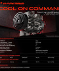 Heavy Duty AC Compressor With Clutch And 6 Groove Pulley Pre Filled Pag 46 Oil built rugged design for direct bolt up installation.