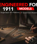 Stainless Steel Spring and Pin Replacement Kit For 1911 Style Platforms, Precise Alignment and Tension Control parts on table