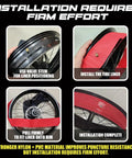 Steps to install Fat Tire Rim Strips 2 Pack Nylon Tire Liner For Fat Bikes E Bikes And Mountain Bikes Keep Inner Tubes Safe