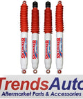 Ford F 250 F 350 Super Duty Front And Rear Hydraulic Action Shocks Set For 0 To 3 Inch Front Lift And 0 To 2 Inch Rear Lift 4x4 Trucks