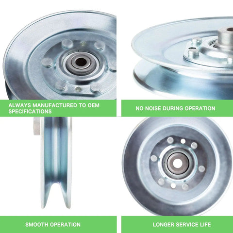 Scag 48181 Idler Pulley Replacement For AYP Husqvarna Encore GT180 Tiger Cat Cheeta Super Z 532101344 101344L Bunton PL8540A