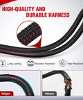 Beefy Heavy Duty Wiring Harness Kit 14 AWG With 1 Lead 12V 5 Pin Rocker Switch Power Relay And Inline Blade Fuse cable detail