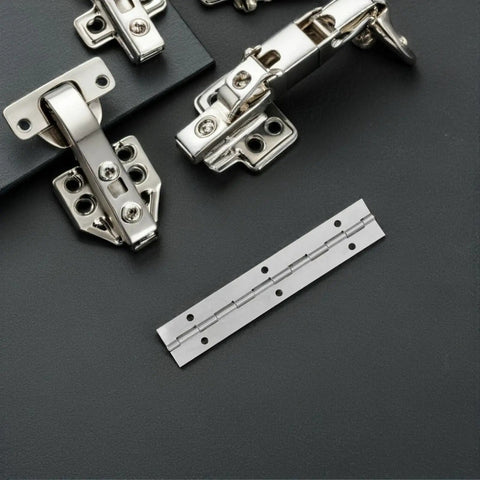 Heavy Duty Stainless Steel Piano Hinges For Cabinet Doors And Furniture With Pre Drilled Holes Continuous Hinges