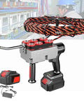 Professional Brushless Lithium Electric Wire Puller, Cordless Cable Threading Workhorse With Wall Mount Guide, 150Kg Pulling Power, with accessories.