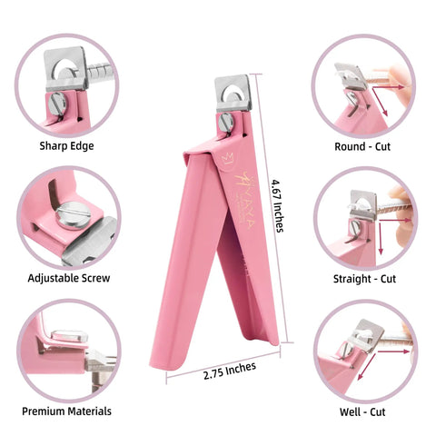 Magnetic Acrylic Nail Tip Cutter With Magnets For Precise Length And Quick Sizing Like A Pro Sharp Nail Clippers For Acrylic