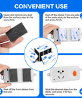 Double Sided Adhesive Pads Heavy Duty 3mm Foam Tape 48 Pcs Pre Cut Waterproof Mounting Tape use instructions.