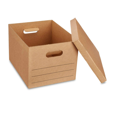 Heavy Duty Moving And Storage Boxes With Reinforced Handles And Easy Lift Off Lids, Hustle Ready Corrugated Packing Crates For Smooth House Moves And Clutter Control, 15X10X12 20 Pack