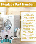 Washer Water Inlet Valve Replacement For Popular Laundry Machines Two Port Valve Easy Plug And Play Repair Display