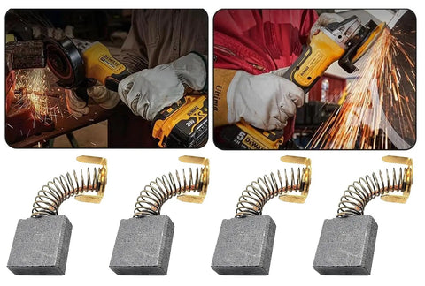 No Sweat Carbon Motor Brushes Straight Up Replacement Kit For Ridgid And Craftsman Table And Miter Saw Replaces 816768 heavy duty brushes set.