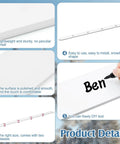 Rustic White Wooden Ski Shot Board Set For Four Players Pub Trivia Drinking Game With Fifty Marked Cups And Included Marking Pen, showing smooth surface details.