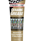 Ceramic Bike Grease For Bottom Brackets, Hubs, And Headsets, 2oz tube, high performance, synthetic formulation, Finish Line brand.