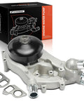 Water Pump With Thermostat For GM Trucks And SUVs 4.8L 5.3L 6.0L Fits Silverado Tahoe Suburban Sierra Yukon H3 Replaces AW6009 45002 252-901 Direct Fit Kit Includes Gasket And Mounting Hardware For Quick Install