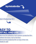 Sticky Adhesive Mats For Shoes And Equipment Wheels 24 By 36 Inch Heavy Duty Floor Mats Pack Of 150 Sheets Blue Great For Labs Homes Construction Sites And More Dust And Dirt Removal, peel film instructions