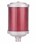Exhaust Muffler Silencer For Compressor Dryer Diaphragm And Vacuum Pumps XY Series Replacement Fits XY05 To XY20 with red mesh design