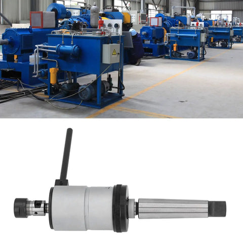 Automatic Self Reversing Tapping Head For Industrial Drilling Machines With 2MT 3MT Shanks Flexible Clamp Collet Chuck Beefed Up High Speed Steel Construction Delivers Precise Concentric Machining And Smooth Fast Thread Tap Performance on 2MT spindle