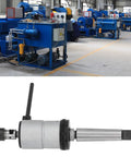 JTLB J46 Self Reversing Tapping Chuck With 2MT And 3MT Shanks For Drilling Machines, showing solid steel design and central handle.