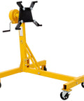 Heavy Duty 1000 Pound Engine Stand With Slick Rolling Wheels 360 Degree Rotation for engine builds and repairs.