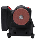 Thonlai Mini Bench Grinder Portable Polisher For Crafting And Metal Working 100W Fit For Battery With 6 Speed Adjustment 195X130X145Mm US Plug showing grinding wheel on compact design.